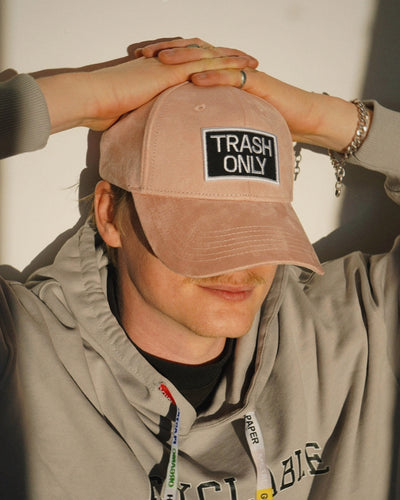 Trash Bin Inscription Cap: “TRASH ONLY”