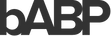 Official bABP logo featuring a white checkered pattern and stylized modern typography for urban utility and concept streetwear headwear